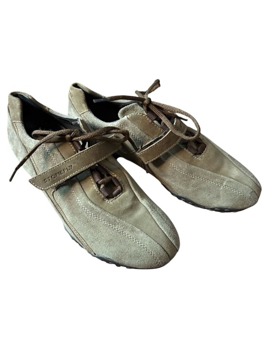 Other - Stonefly Suede Leather Sneaker 40EU LaceUp Strap Tread Two-Tone Brown Athleisure